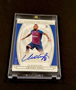 2020-21 NATIONAL TREASURES ARTURO VIDAL TREASURED SIGNATURES GOLD AUTO #’d 08/10 - Picture 1 of 8