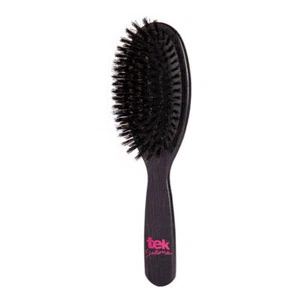 Big Oval Ash Wood Salone Professional Brush with Wild Boar Bristles - Tek - Picture 1 of 3