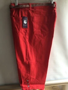 Gloria Vanderbilt Womens Skimmer Denim Capri Pants Jeans Stretch Size 16 New - Picture 1 of 23