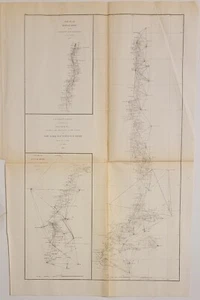 1859 US Coast Survey Sketch B No. 2 Progress New York Bay & Hudson River - Picture 1 of 11