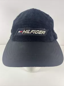 Sombrero Deportivo Tejido Vintage Años 90 TOMMY HILFIGER - Tienda Etiqueta NEGRA Correa - Imagen 1 de 10