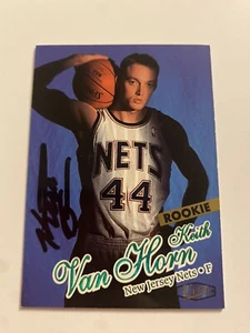 Keith Van Horn Signed 1997/98 Fleer Ultra New Jersey Nets Card # 147 - Picture 1 of 1