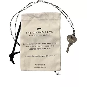 NEU UNGETRAGEN The Giving Keys GLAUBEN Halskette 22 Zoll MIT BEUSCHE - Bild 1 von 4