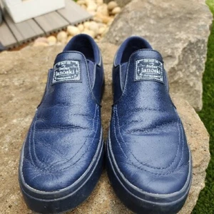 Nike SB Zoom Air JANOSKI Slip-on Skate Men's 7.5 Navy Blue Obsidian 833582-441 - Picture 1 of 10