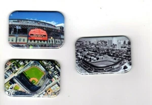 WRIGLEY FIELD   3 REFRIGERATOR MAGNET  2" X 3"  WITH ROUNDED CORNER - Picture 1 of 5