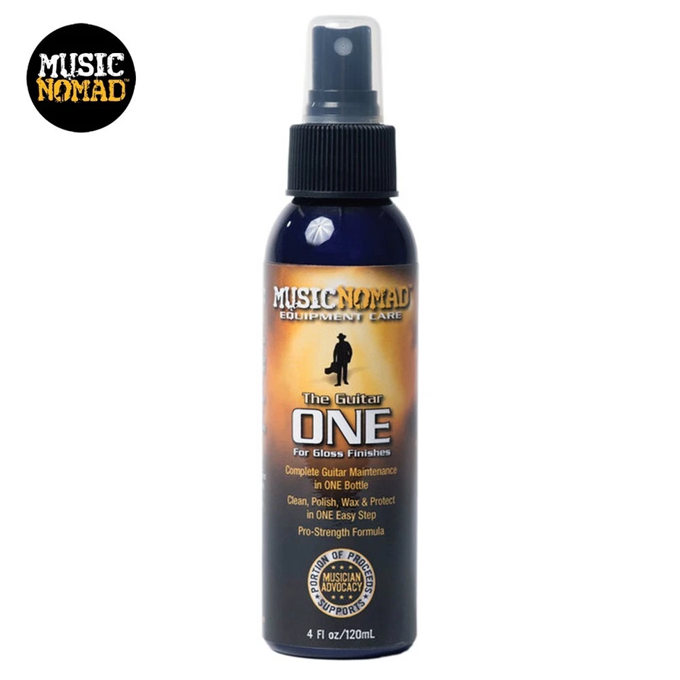 Limpiador todo en 1 Music Nomad MN103 The Guitar One, pulido y cera 4 oz Foto 1 de 1