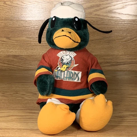 Quad City Mallards Mo Mallard Mascot Plush Doll Figure Toy 11” IHL CHL ECHL (B) Cover