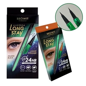 Browit Aurora Long Stay Eyeliner Nongchat Waterproof Smudge Proof Black Brown - Picture 1 of 11