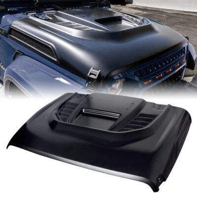 Jeep Wrangler JL JLU Gladiator JT 2018-2024 capó de acero ventilaciones con aire Ram Foto 1 de 4