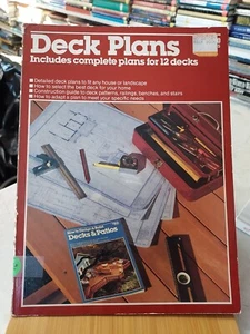 Deck Plans : Includes Complete Plans for 12 Decks Bob Beckstrom (1985,TPK) HB4 - Imagen 1 de 7