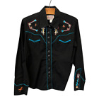 Rockmount Ranch Wear Native Embroidered Youth Kids Snap Shirt (XL)