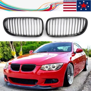 For 2010-2013 BMW E92 E93 LCI Coupe 320i 328i 335i Gloss Black Front Hood Grille - Picture 1 of 17