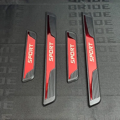 4X Steel Door Sill Cover Panel Step Protector for Chevrolet Equinox Accessories - Изображение 1 из 4