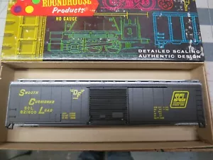 HO - Roundhouse 2.50/1207 - 50' Single Door Boxcar, Seaboard Coast KIT/NEW - Picture 1 of 2