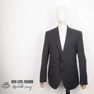 BOGLIOLI Men's Gray Two Buttons Single Breasted 100% Wool Blazer Size 52 R - Picture 1 of 20
