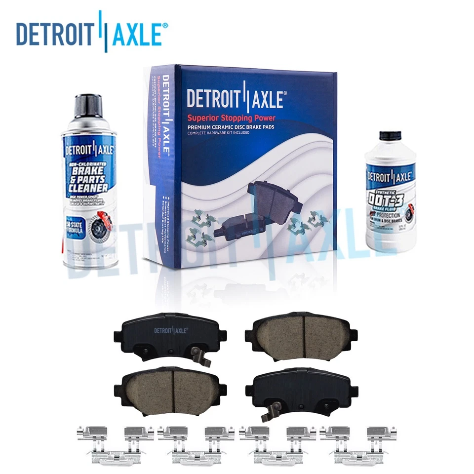 Pastillas de freno traseras con kit de herrajes para Mazda 3 2014-2018 construido en Japón Foto 1 de 4