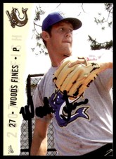 2007 MultiAd Woods Fines Columbus Catfish IP Autograph Baseball Card