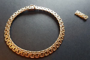 Hochwertiges ❤️ Armband Neuwertig * Gold 585 * 14K * 16g * L. 192mm - Bild 1 von 8