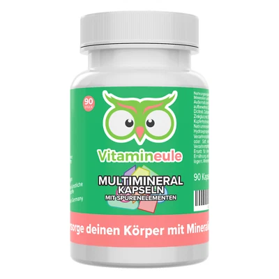 Multimineral Kapseln + Spurenelemente - Qualität aus Deutschland - Vitamineule® - Bild 1 von 4