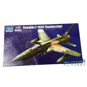 1/32 Scale F-105D Fighter Aircraft Trumpeter Model Kit 02201 US Airplane Jet - Picture 1 of 5