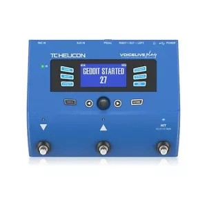 Tc Helicon Vocal Effector Studio Grade Multi-Effect Looper USB Audio Interface - Picture 1 of 13
