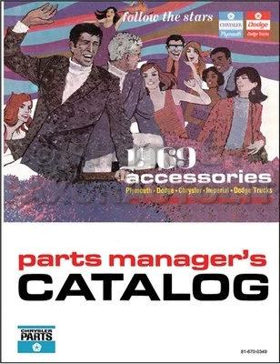 Libro de accesorios Plymouth 1969 Barracuda Satellite Belvedere GTX Roadrunner Fury Foto 1 de 2