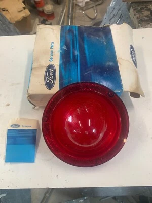 NOS 1962 福特 Fairlane 1963 FALCON 尾灯镜头 FOMOCO SAE TSDB 62 B FD — 第 1/2 张图片