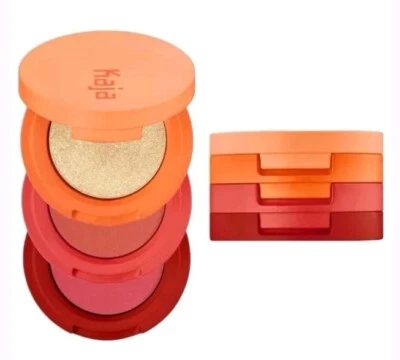 Kaja Beauty Bento - Bouncy Matte & Shimmer Eyeshadow Trio - 06 POPPY CHAMPAGNE - Image 1 of 3