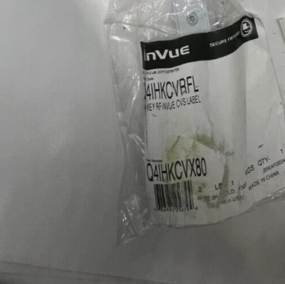 Invue Q4 SECURITY PEG KEY RF LABEL 118mm Overall Length Q4IHKCVRFL - Image 1 of 4