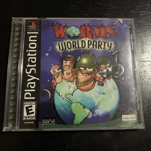 Worms World Party (Sony PlayStation 1 PS1, 2002)  - Picture 1 of 3