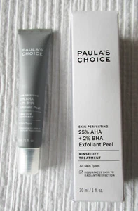 PAULA'S CHOICE Skin Perfecting 25% AHA + 2% BHA Exfoliant Peel 1oz NEW in Box - Picture 1 of 2