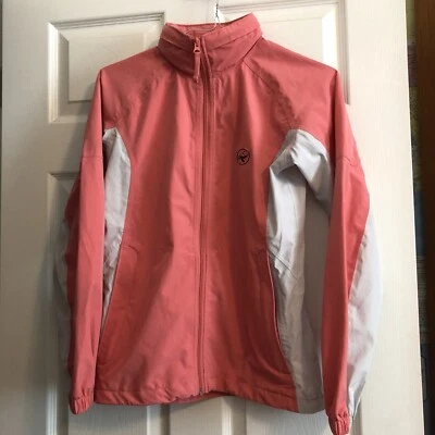 Ropa de lluvia pelirroja para ella chaqueta con capucha talla XS Foto 1 de 4