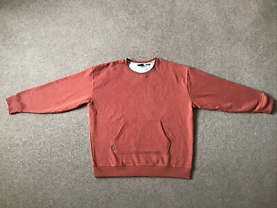 Superdry Vintage Logo  Pocket Crew Sweat Spiced Marl In Womans Size M/L USED • 15.60€