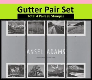 US 5854 Ansel Adams Juego de pares de canalones de horz 4x2 MNH 2024 - Imagen 1 de 5