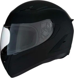 ZIR STRIKE OPS MATTE BLACK MOTORCYCLE HELMET & STORAGE BAG, SIZE XL, Z - Bild 1 von 1