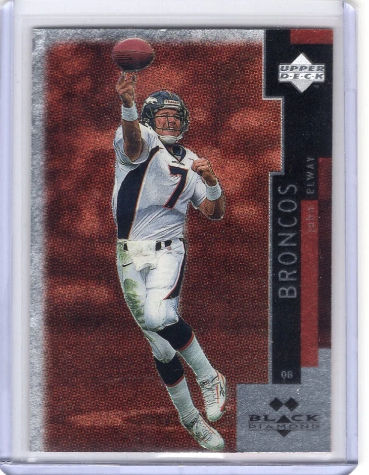 JOHN ELWAY 1998 Upper Deck Black Diamond DOUBLE DIAMOND #143 - BRONCOS - Image 1 of 1
