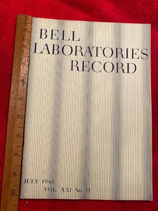 Bell Laboratories Record, July 1943, Vol. XXI, No. 11 - Picture 1 of 2