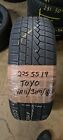 1 X 225 55 19 2255519 Toyo Part Worn Winter Tyre