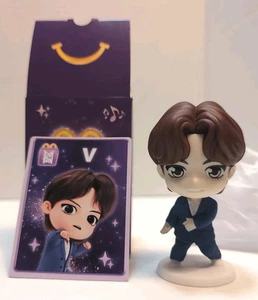 McDonald's 2025 Happy Meal Toy Tiny Tan/BTS V Figura y tarjeta A24M - Imagen 1 de 13