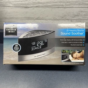 Sharper Image EC-B100 Sound Soother Dual Alarm With 20 Soothing Sounds Tested - Picture 1 of 4