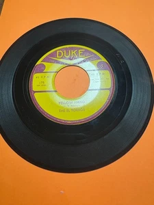THE EL TORROS Dance With Me/Yellow Hand 45 Duke175 Doo Wop/Popcorn VG - Picture 1 of 2