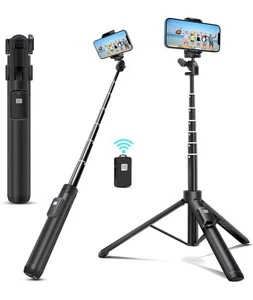 bluehorn Extendable 62 inches Aluminum Alloy Selfie Stick Phone Tripod Stand New - Picture 1 of 7