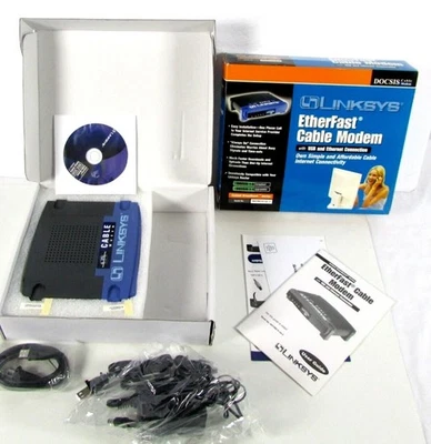 Linksys EtherFast Cable Modem with USB & Ethernet Connections (BEFCMU10 ver. 2) - Image 1 of 4