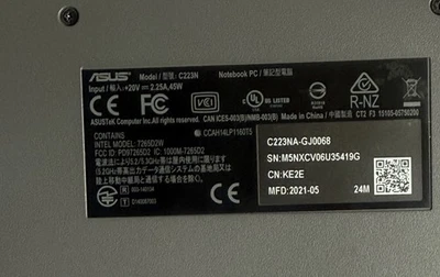 ASUS Chromebook C223N - Bild 1 von 4