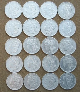 ROLL 1890-O MORGAN SILVER DOLLARS.. CH/GEM BU.. - Picture 1 of 3