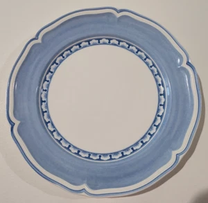 Platos de cena Villeroy Boch Casa Azul Piccolo 10-1/2" borde azul festoneado - Imagen 1 de 7