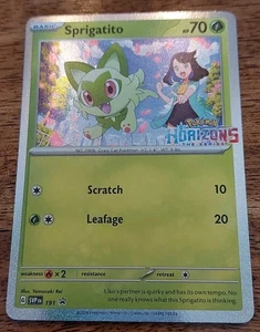 POKEMON SPRIGATITO BLACK STAR PROMO HOLO RARO 191 CASI NUEVO/COMO NUEVO BP - Imagen 1 de 5