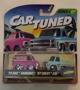 Car Tuned 2-Pack Series 4 (‘79 GMC Vandura & ‘87 Chevy C10) NEW 2025 *in Stock - Picture 1 of 2