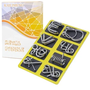 Metallpuzzle, Knobelspiel Metalldrahtpuzzle für Erwachsene und Kinder - Denkspiel... - Bild 1 von 5