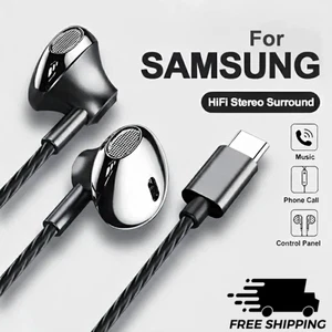 Für Samsung Galaxy S22 S21 Ultra S20Fe USB C Typ C Kopfhörer Headphones Ohrhörer - Bild 1 von 18